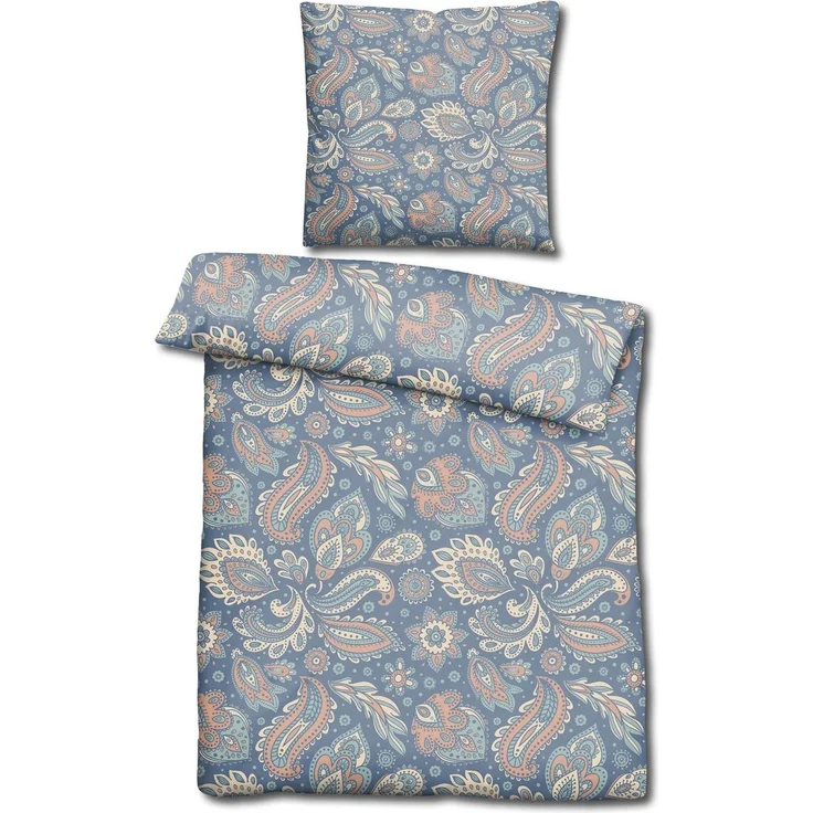 CloudComfort Basic Mikrofaser Bettwäsche paisley 155x220 + 80x80 cm