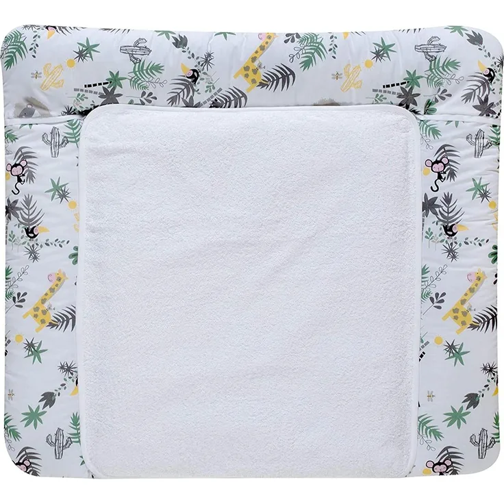 Schardt Wickelauflage 80x75 cm mit Frotteebezug, Jungle