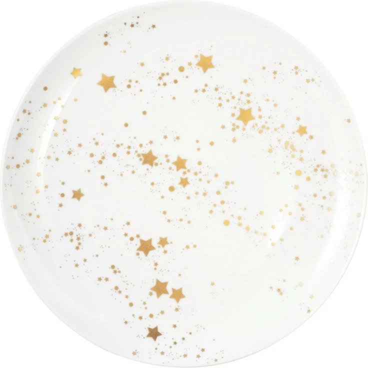 Seltmann Weiden Frühstücksteller Liberty - Golden Stars, (1 St), Teller rund 22,5 cm – Bild 3