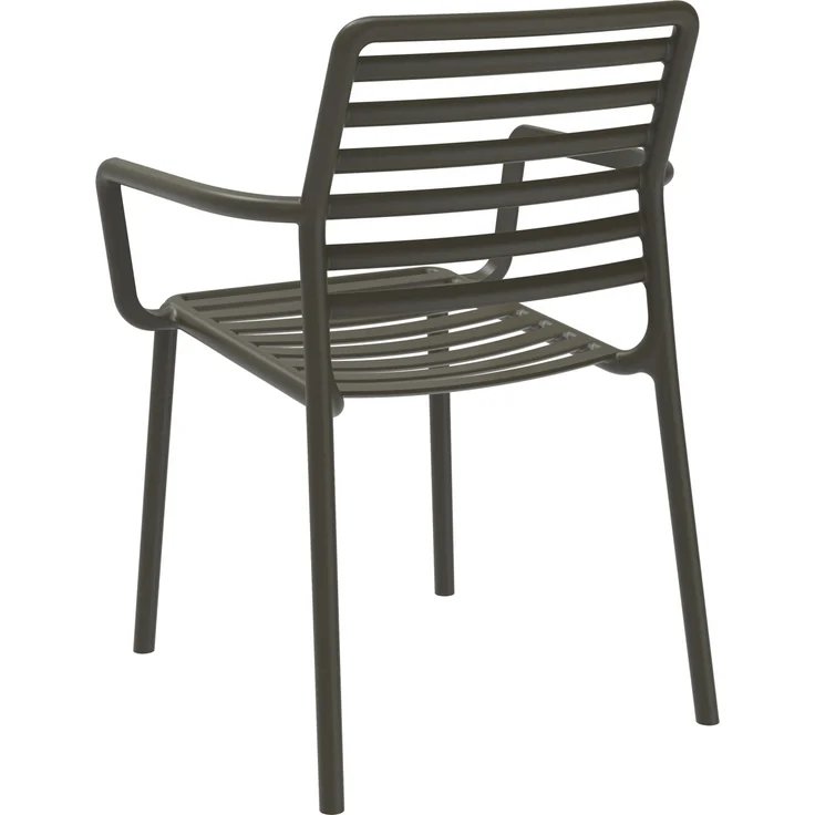 Primaster Stapelstuhl Sevilla Kunststoff anthrazit B-Ware – Bild 2