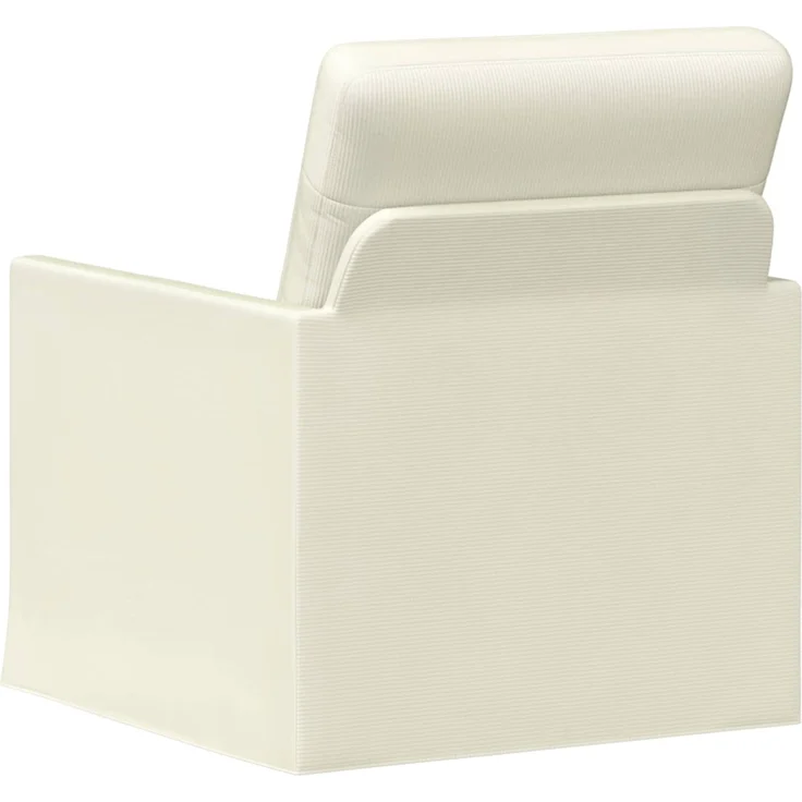 vidaXL Einzelsofa Creme 70 x 81 x 82 cm Cordstoff 42041036 – Bild 4