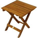 Beistelltisch 38x38 cm Akazie, klappbar