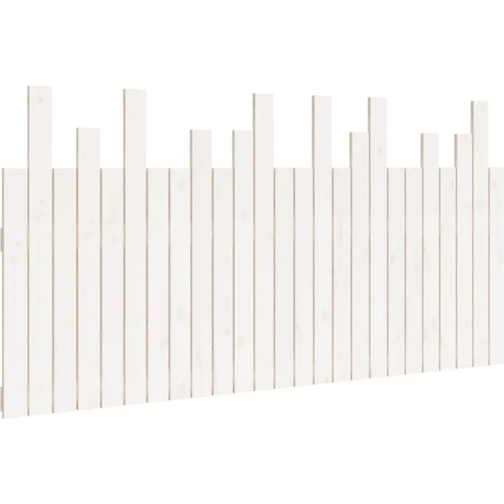 vidaXL Wand-Kopfteil Weiß 159,5 x 3 x 80 cm Massivholz Kiefer
