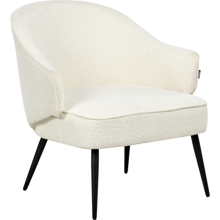 Sessel KAYLA Bouclé Cremeweiß – Bild 4