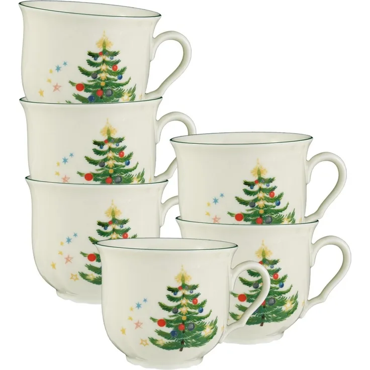 Seltmann Weiden Marieluise Weihnachten Kaffeetasse 230 ml 6er Set