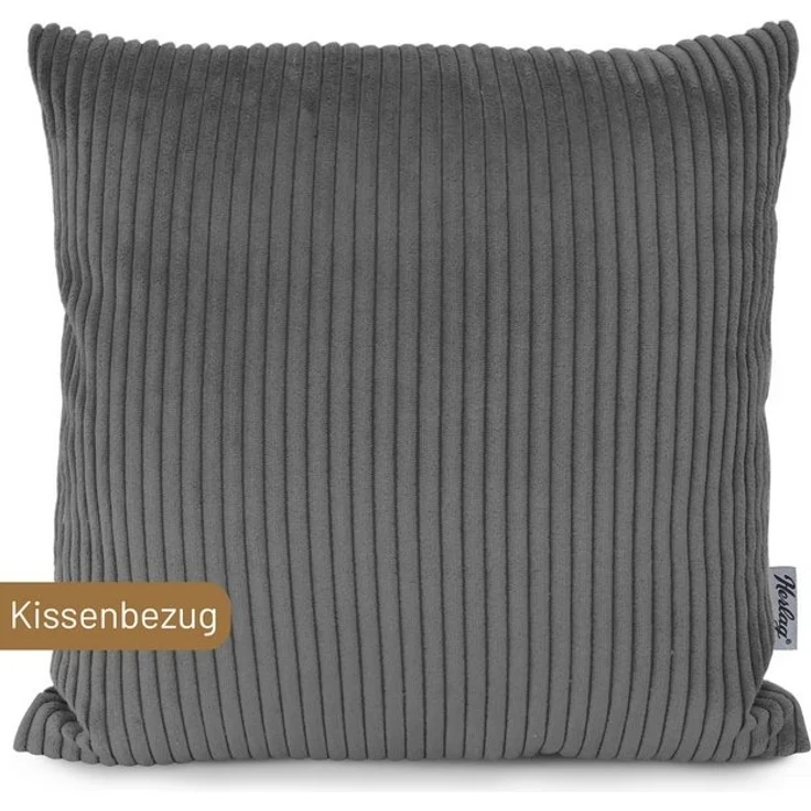 Herlag Kissenhülle ELLA, Kissenbezug, 40x40cm, Cord, Wohnzimmer, Dekokissenhülle – Bild 3