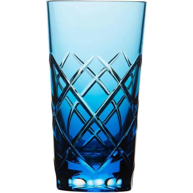 Becher Kristall Sunline aqua (14 cm)