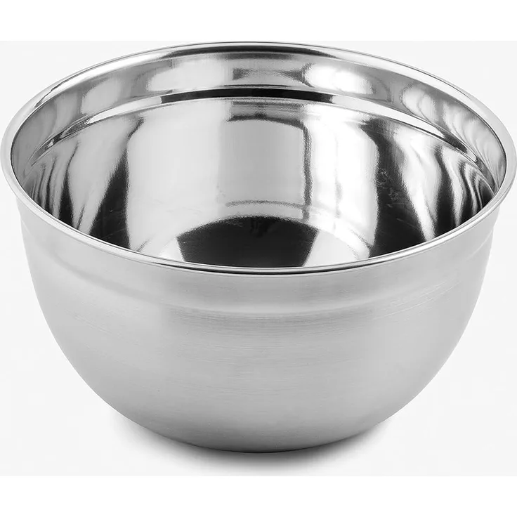 Weis Schüssel Hoch 16 cm, Edelstahl, Silber, 16 x 16 x 10 cm