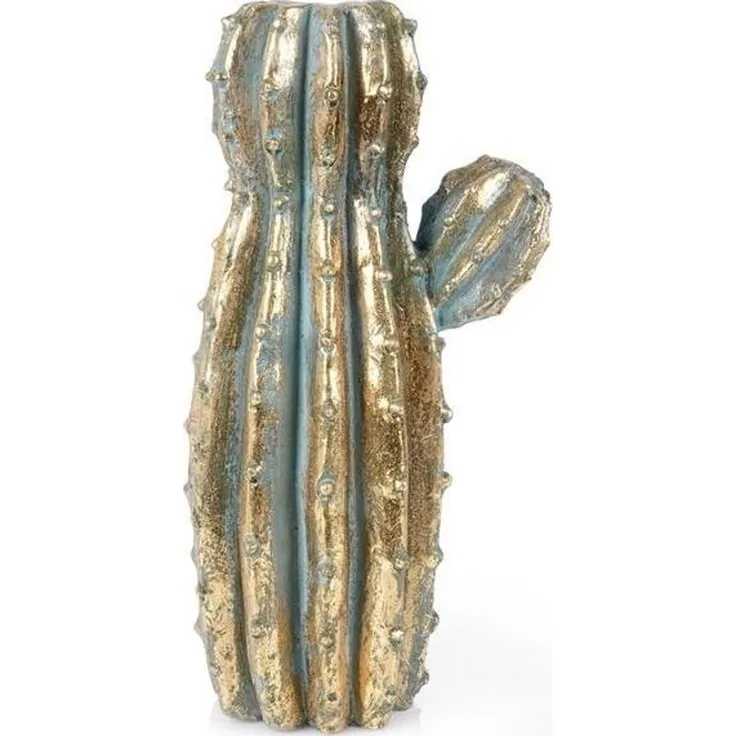 Blumenvase Gold Kaktus 41 5 cm