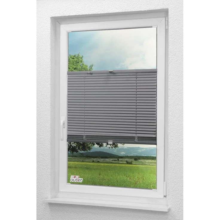 Alujalousie 20mm verspannt (B x H) 120cm * 130cm in silber, frei verschiebbar – Bild 1