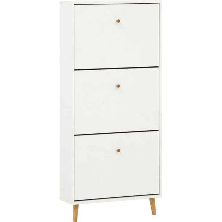 Schildmeyer Schuhschrank Bjarne, Breite 59 Griffe und Möbelfüße aus Massivholz – Bild 4