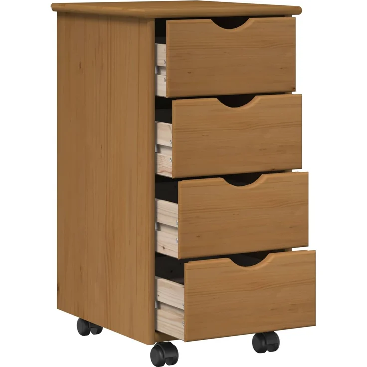 vidaXL Schreibtischschrank-Set MOSS 2 stk. Honigbraun 112 x 50 x 75 cm 3438770 – Bild 6