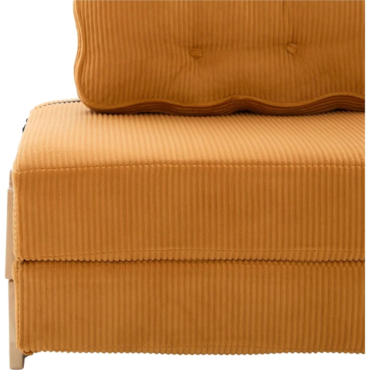 1-Sitzer Schlafsessel 90 x 86 x 84 cm aus Cord mit Schlaffunktion – Bild 9