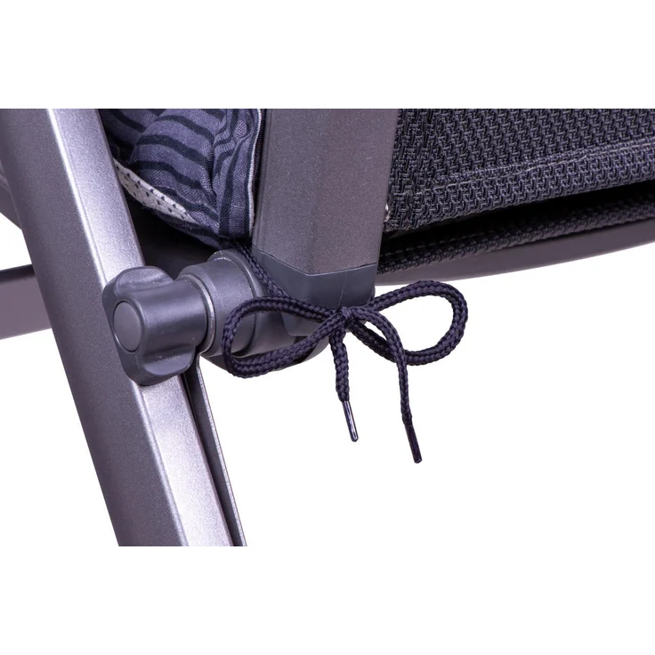 GO-DE Mittellehner-Auflage 110x50x7 cm grau Sitzkissen Sitzpolster Sitzauflage – Bild 3