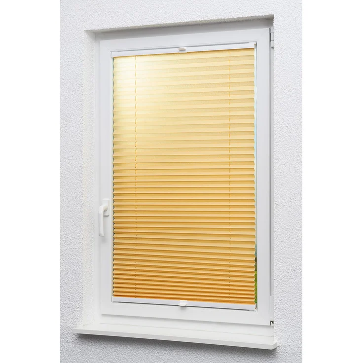 Lysel - Qualitätsplissee Crush Tageslicht apricot - Plissee in der Größe (Bx H) 90cm * 130cm – Bild 7