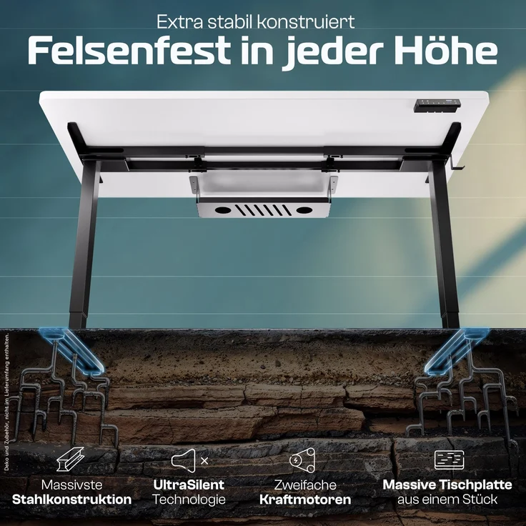 ProDesk Schwarz/Weiß(160x80 cm) – Bild 3