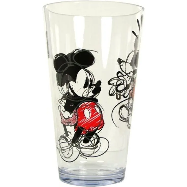 trinkglas Mickey Mouse transparent