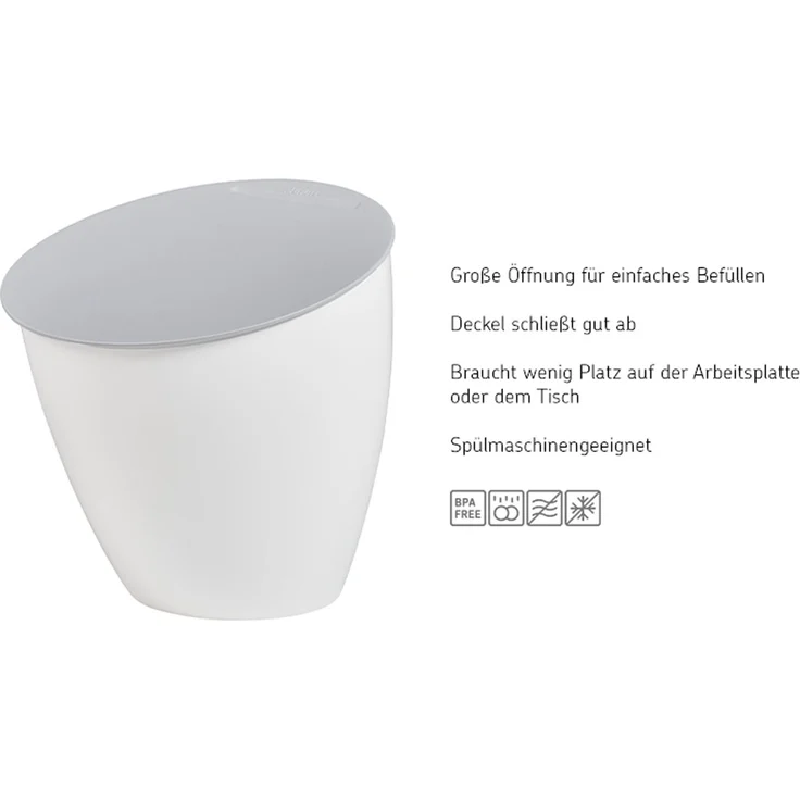 Mepal CALYPSO Bio-Abfallbehälter Nordic Black – Bild 3