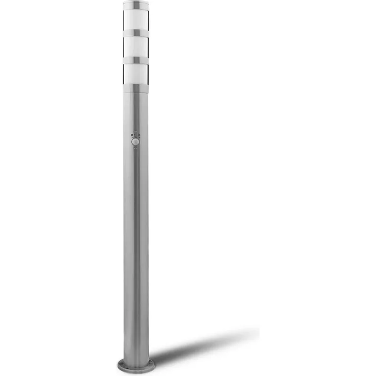 Grafner® Edelstahl Wegleuchte mit Bewegungsmelder WL10201 Gartenlampe 110 cm