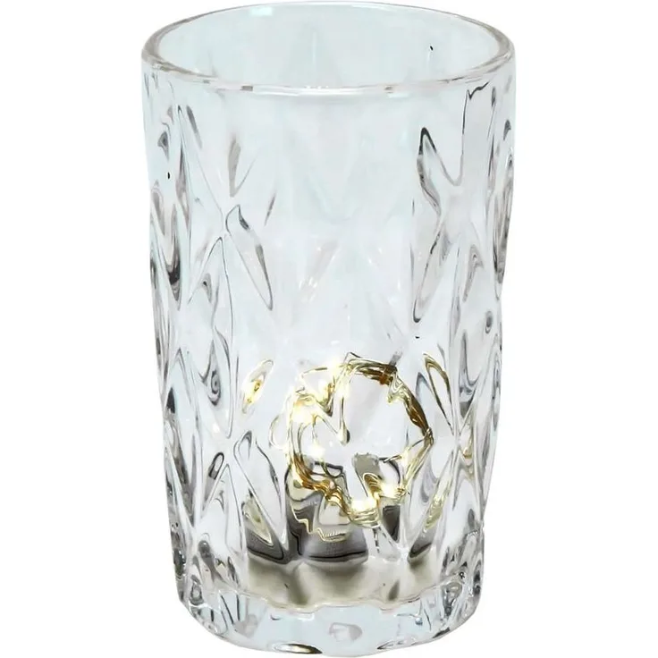 Longdrink Glas Wasser Saft Trink Basic klar H=13cm hoch Bar 300ml Raute edel