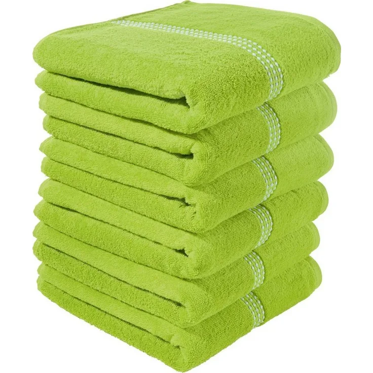 Erwin Müller Handtuch Handtuch "Mannheim" 6er-Pack, Frottier (6-St), Walk-Frottier Uni