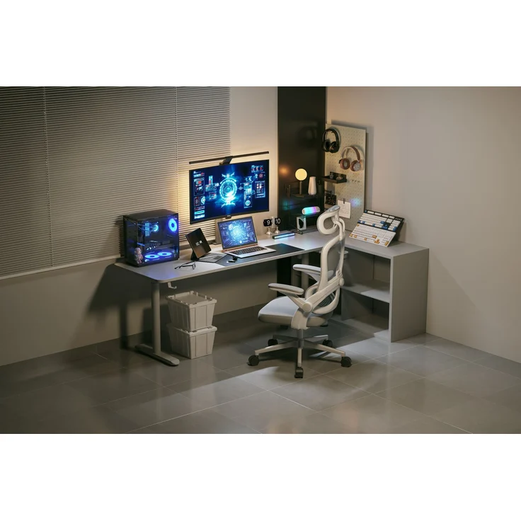 Sihoo Ergonomischer Stuhl 102C, 126 x 75 cm, in Schwarz – Bild 4