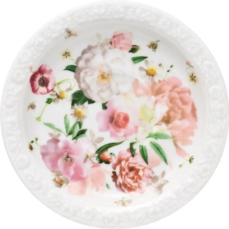 Kaffee-Untertasse Maria Pink Rose Rosenthal Kaffeetasse - Mikrowelle geeignet, Spülmaschinenfest