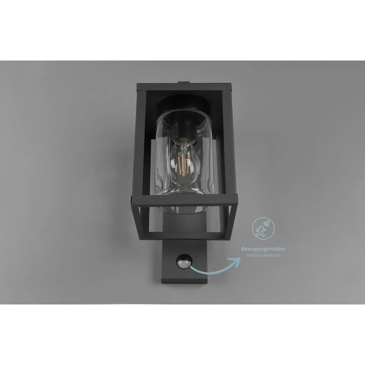 lightling Außen-Wandleuchte Luna, ohne Leuchtmittel, moderne Außenlampe mit Dämmerungssensor oder Bewegungsmelder – Bild 2