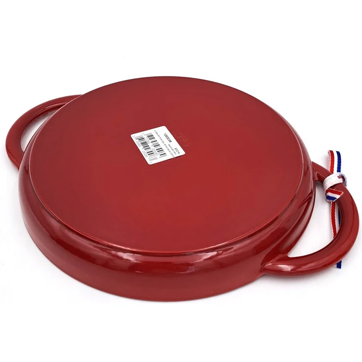 Staub Kochtopf Staub Grillpfanne rund 26 cm kirschrot – Bild 2