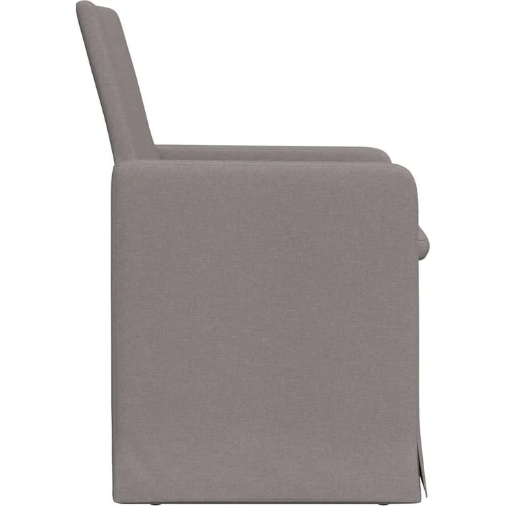 vidaXL Esszimmerstühle 2 pcs Taupe 57 x 67 x 95 cm Stoff 42017909 – Bild 4