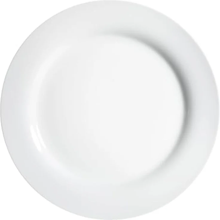 casa NOVA Speiseteller HUAN, Ø 27 cm, Weiß, Porzellan, (1 St), Spülmaschinengeeignet – Bild 1