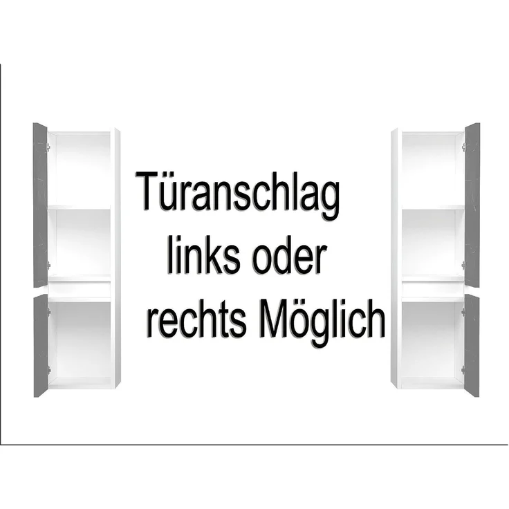 Homeline Badezimmerschrank badmöbel Badschrank Hochschrank Badregal Diana – Bild 4
