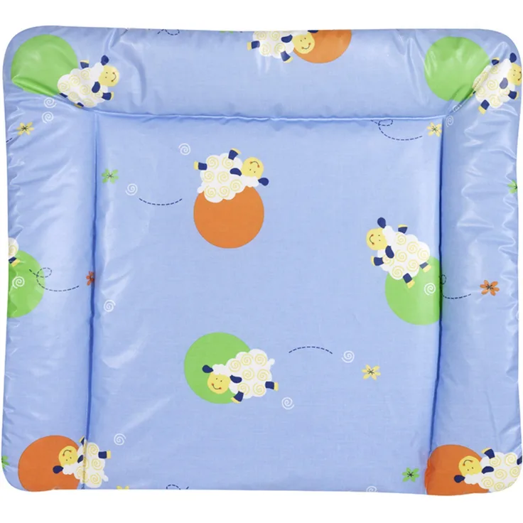 Wickelauflage Schäfchen blau 80x70 cm (BxH), phtalatfrei beschichtet