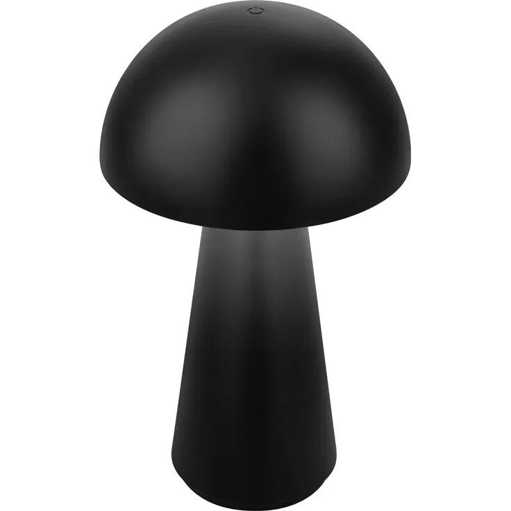 Briloner LED Akku-Tischleuchte Fungo schwarz 28 x 16 cm warmweiß