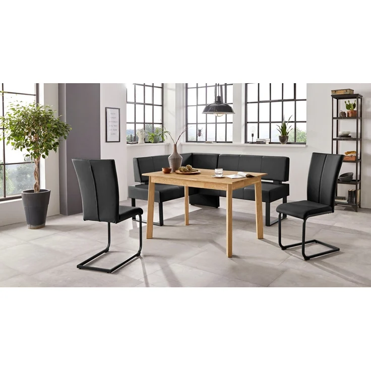 Home affaire Eckbank Oliver mit Metallgestell, Küchenbank, verschiedene Bezüge Cord Esszimmerbank OTTOs Choice – Bild 2