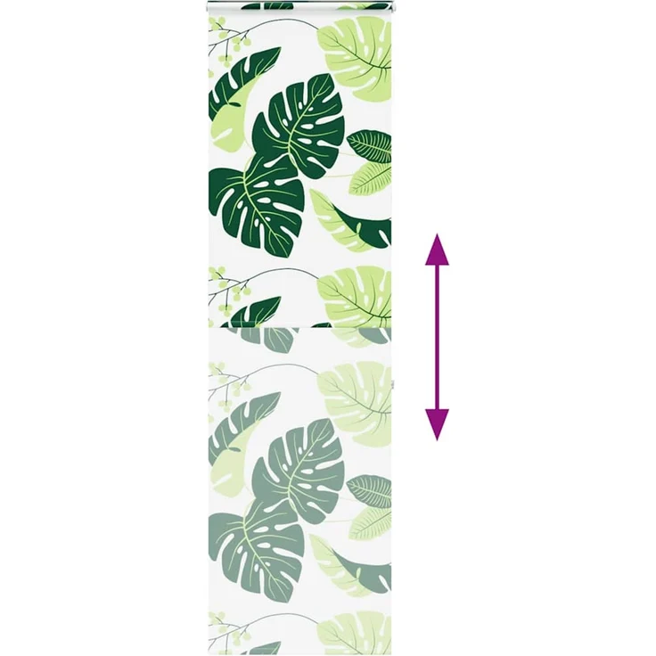 vidaXL Duschrollo mit Kassette 70x240 cm Stoffbreite 66 cm 4014965 – Bild 5