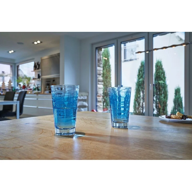 LEONARDO Longdrinkglas VARIO STRUTTURA, 6-tlg, Glas, 280 ml, 6-teilig – Bild 3
