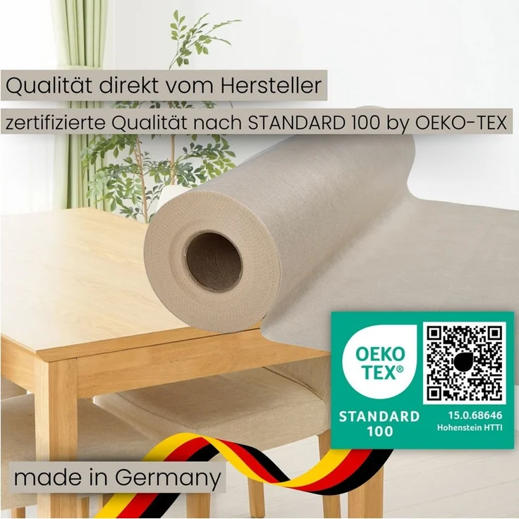 Sensalux Tischdecke Sensalux Tischdeckenrollen-Set, 2 Stück, 1,18m x 10m Creme – Bild 5