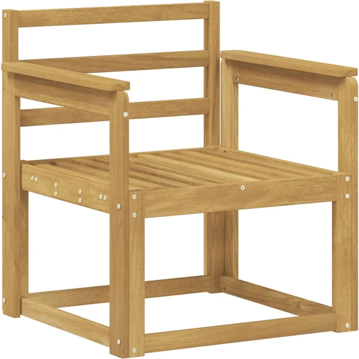 vidaXL Outdoor-Sofagarnitur Massivholz Akazie Weiß 3438963 – Bild 2