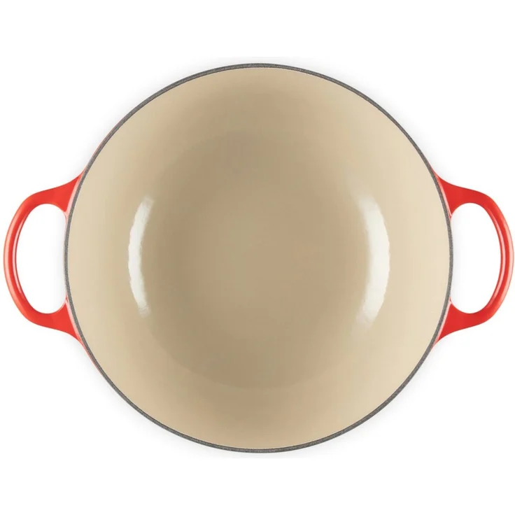 Le Creuset Stew Pot Rund Signature 26 cm Kirschrot - Rot - 26 cm – Bild 2