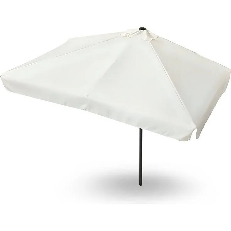 habeig Sonnenschirm Sonnenschirm halbrund rechteckig Wandschirm für Balkone Terrassen