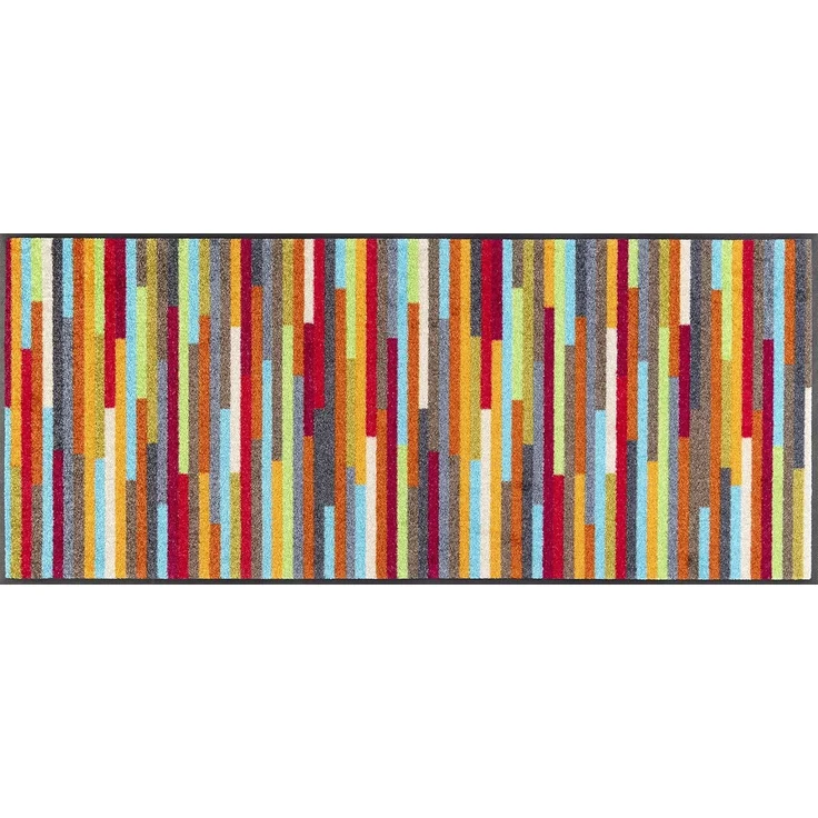 wash+dry by Kleen-Tex Teppich Mikado Stripes, rechteckig, Höhe: 7 mm, modernes Streifen Design, rutschhemmend, waschbar – Bild 1