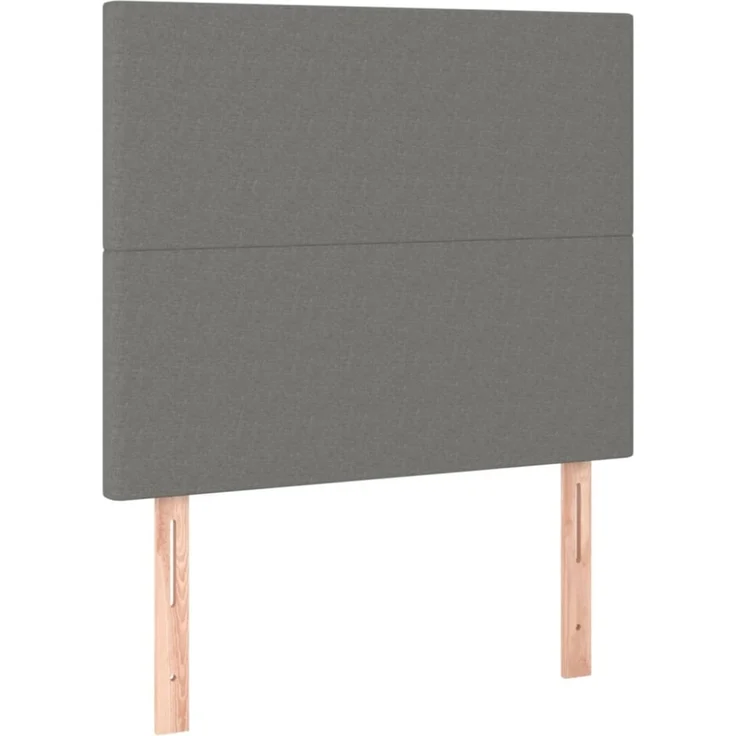 vidaXL Kopfteile 2 Stk. Dunkelgrau 90x5x78/88 cm Stoff 3116035 – Bild 7