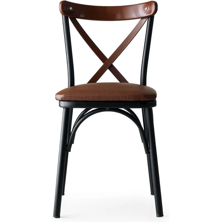 Skye Decor 'Ekol - 1332 V4' Stuhlset (4-teilig), Braun, 42 x 84 x 42 cm – Bild 2