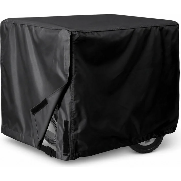 Generator-Schutzhülle, 420D Oxford-Gewebe, Schwarz, 81 x 61 x 61 cm, wasserdicht, staubdicht, UV-beständig, regenfest – Bild 1