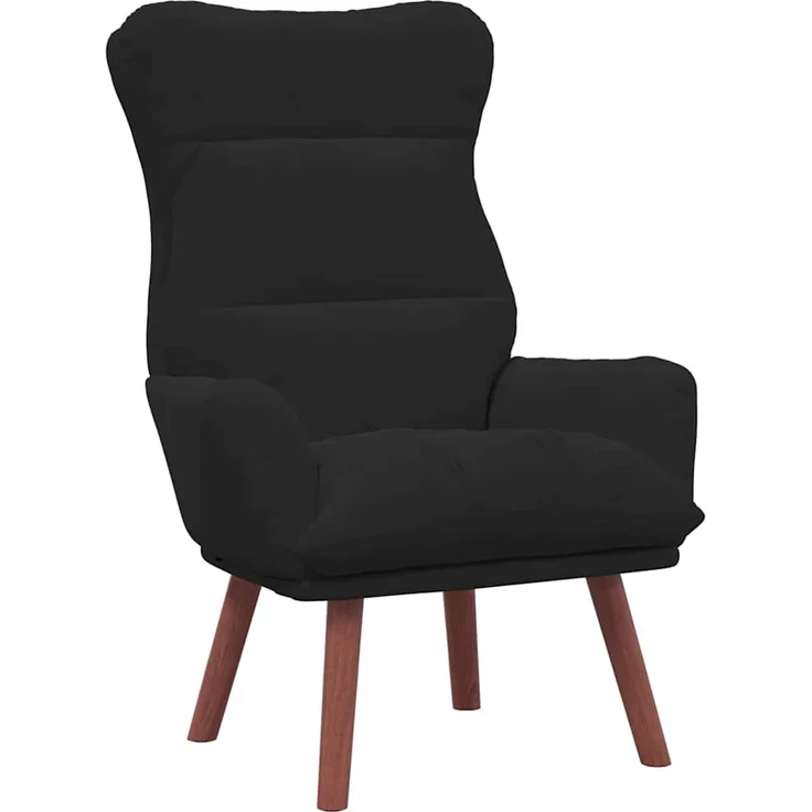 vidaXL Sessel Schwarz 69 x 74 x 93 cm Samt 42001840 – Bild 1