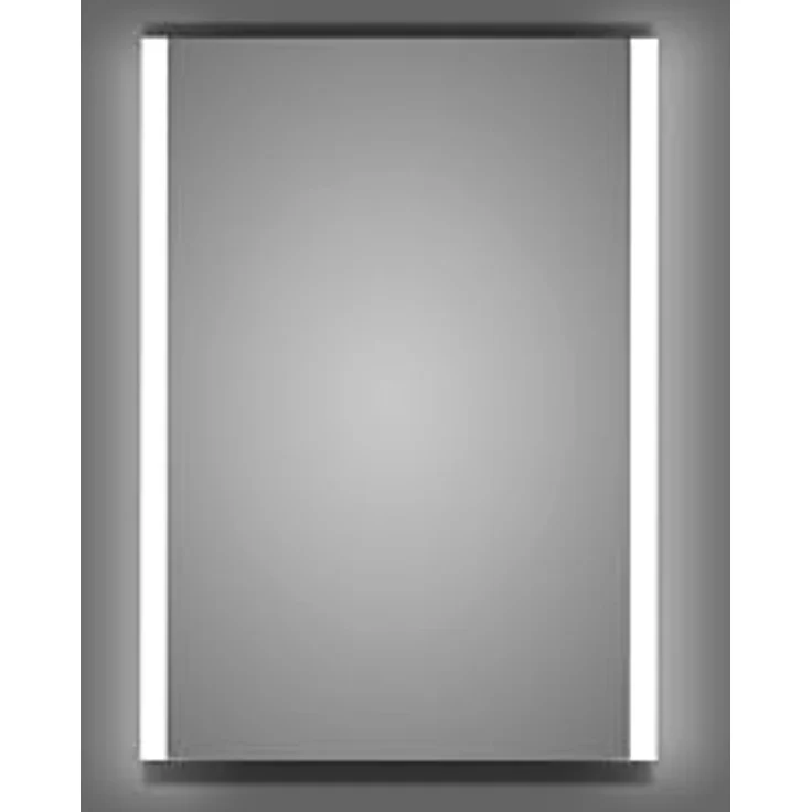 Talos Badspiegel mit Beleuchtung Loft, 50 x 70 cm, IP24 spritzwassergeschützt, Aluminiumrahmen, Kippschalter, horizontale und vertikale Aufhängung – Bild 4