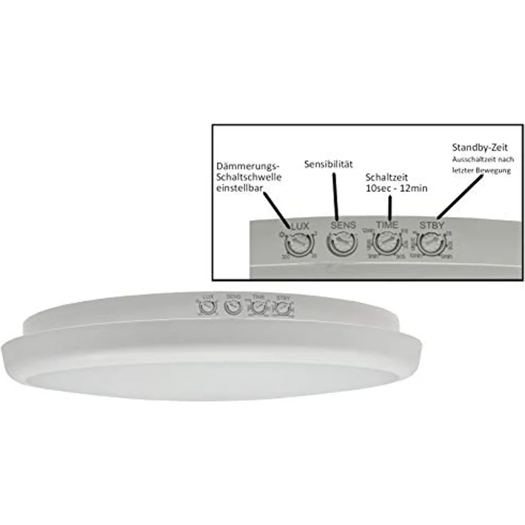 ChiliTec LED Deckenleuchte mit HF Sensor, 22W – Bild 4