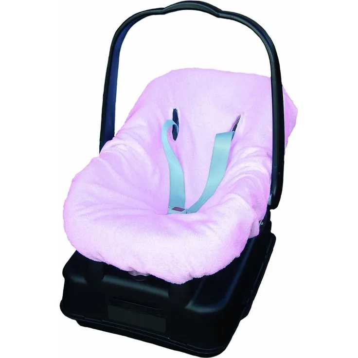 Italbaby Universal Frottee-Bezug für Auto, rosa, mehrfarbig, Einheitsgröße