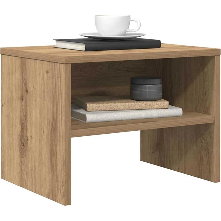 vidaXL Nachttisch Artisan-Eiche 40 x 40 x 30 cm Holzwerkstoff 875005 – Bild 3